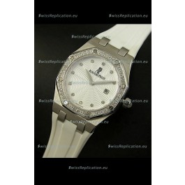 Audemars Piguet Royal Oak Ladies Quartz Replica Watch in Steel Case