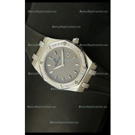 Audemars Piguet Royal Oak Ladies Quartz Replica Watch in Steel Case