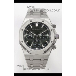 Royal Oak Chrono 26240 Green Dial FREE SPRUNG MVMNT Steel Caing Super Clone Watch 