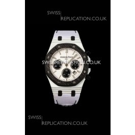 Royal Oak Black & White Voidline DiW 26240 Carbon NTPT Casing Super Clone Watch 