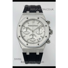 Royal Oak Chrono 26240 White Dial Super Clone Watch 