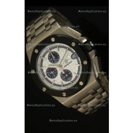 Audemars Piguet Royal Oak Offshore Watch in White Dial - Steel Case