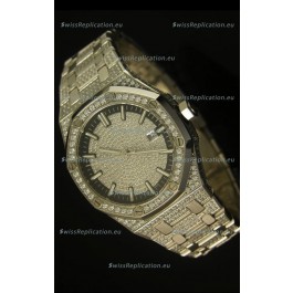 Audemars Piguet Royal Oak Diamonds Swiss Watch 