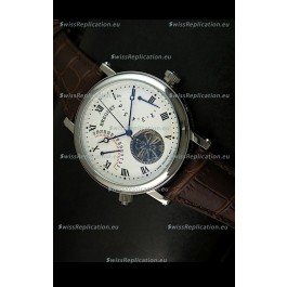 Breguet Retrograde Day/Date Japanese Automatic Watch with Tourbillon