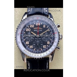 Breitling Navitimer B02 Stainless Grey Dial Swiss Replica Watch 