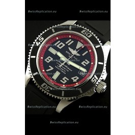 Breitling Superocean Swiss Replica Watch in Black Dial - Ultimate Mirror Replica