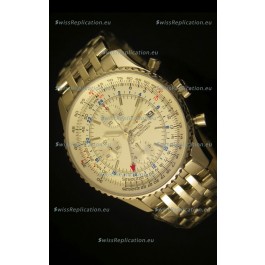 Breitling Navitimer World GMT - 1:1 Mirror Ultimate Edition White Dial