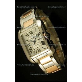 Cartier Tank Anglaise Mid Sized Swiss Watch - 1:1 Mirror Replica Watch