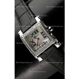 Chopard Happy Sport Swiss Replica Watch in Shell White Dial