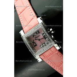 Chopard Happy Sport Swiss Replica Watch in Pink Dial
