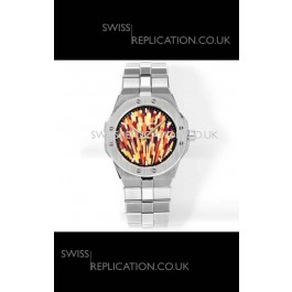 Chopard Alpine Eagle Stainless Steel Fiery Dial Super Clone Replica Watch