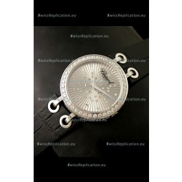 Chopard Xtravaganza Ladies Japanese Replica Watch in Silver Dial