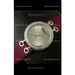 Chopard Xtravaganza Ladies Japanese Replica Watch in Silver Dial