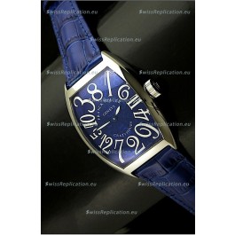 Franck Muller Casablanca Crazy Colors Edition Japanese Watch in Blue