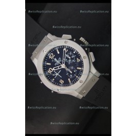 Hublot Big Bang Matte Stainless Steel Case Swiss Replica Watch - 1:1 Mirror Replica