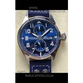 IWC PILOT'S Monopusher Le Petit Blue Dial Replica Watch 
