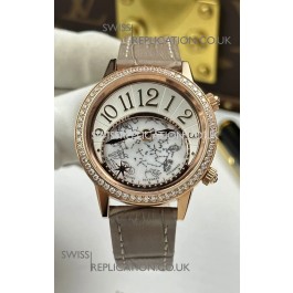 Jaeger-LeCoultre Rendez-Vous Rose Gold Super Clone Watch 