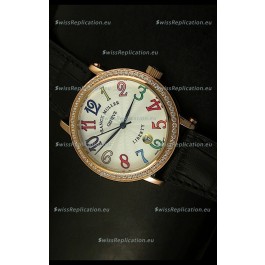 Franck Muller Master of Complications Liberty Japanese Watch in Black Strap