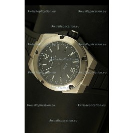 IWC Ingenieur Full Titanium Swiss Replica Watch in Black Dial
