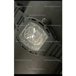 Richard Mille RM052 Skull Tourbillon Swiss Replica Watch in PVD Case