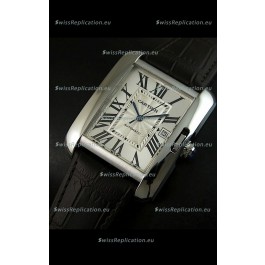 Cartier Tank Swiss Replica Watch 1:1 Mirror Replica Watch - Steel Casing