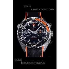 Omega Speedmaster Planet Ocean Black Dial Orange/Black Bezel Super Clone Watch 