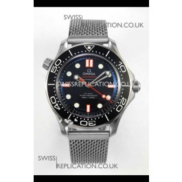 Omega Seamaster 300M Black/Orange Dial Dual Strap Super Clone Watch 