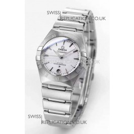 Omega Constellation 29MM Stainless Steel White Dial Automatic Super Clone Watch 