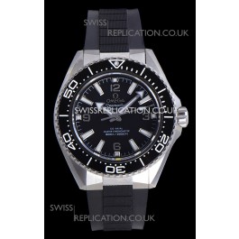 Omega Seamaster Planet Ocean Black Bezel Rubber Strap 42MM Super Clone Watch 
