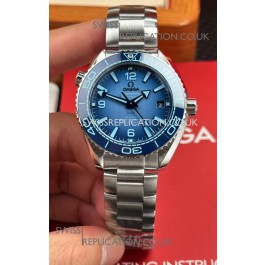 Omega Seamaster Planet Ocean 39.5MM Summer Blue Dial Super Clone Watch 