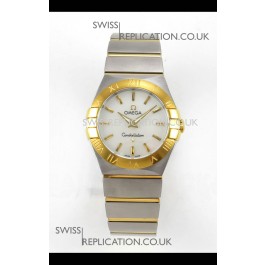Omega Constellation 28MM Two Tone Yellow Gold Pearl Dial QUARTZ Super Clone Watch 