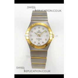 Omega Constellation 28MM Two Tone Yellow Gold Pearl Dial QUARTZ Super Clone Watch 
