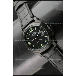 Panerai Luminor Power Reserve Japanese Automatic Watch in Black