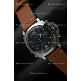 Panerai Luminor Regatta Swiss Replica Watch in Black Dial - 1:1 Mirror Replica