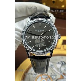 Patek Philippe Calatrava 6119G Stainless Steel Grey Dial Super Clone Watch 