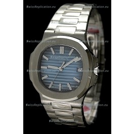 Patek Philippe Nautilus Jumbo Swiss Replica Watch in Blue Dial