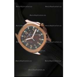 Patek Philippe Aquanaut Rose Gold in Brown Dial Watch - 1:1 Mirror Replica