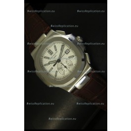 Patek Philippe Nautilus 5980 Brown Strap - 1:1 Ultimate Mirror Replica