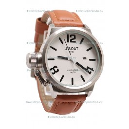 U-Boat Classico Japanese Watch in White Dial