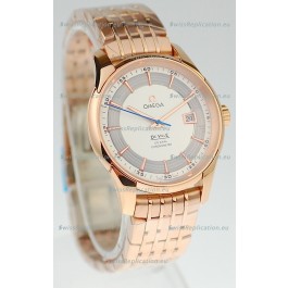 Omega Co Axial De Ville Hour Vision Swiss Replica Gold Watch