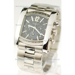 Bvlgari Assioma Japanese Quartz Watch in Black Dial