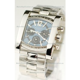Bvlgari Assioma Japanese Quartz Watch in Blue Dial