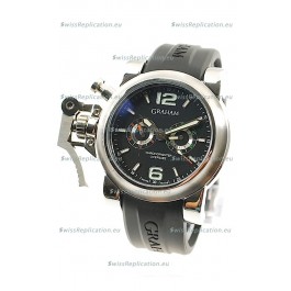 Graham Chronofighter Oversize Diver Japanese Replica Watch in Black Dial
