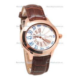Audemars Piguet Millenary Hour and Minute Swiss Replica Rose Gold Watch
