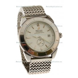 Breitling Chronometre Japanese Replica Automatic Watch in Steel Strap