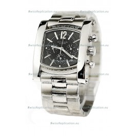 Bvlgari Assioma Chrongraph Japanese Replica Watch in Black Dial