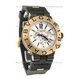 Bvlgari Scuba Swiss Body Japanese Watch in White Dial