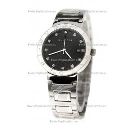 Bvlgari Quartz Japanese Watch in Diamond Markers