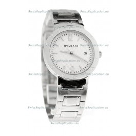 Bvlgari Quartz Japanese Watch in Silver Dial