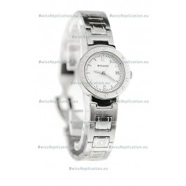 Bvlgari Quartz Japanese Watch in Silver Dial
